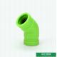 Energy Efficient Welding Ppr Pipe Accessories PN 20 Pressure Rating 45 Degree Elbow