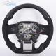 Black Leather Alcantara Land Rover Steering Wheel Ring Defender 90 Removable