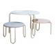 MDF Top Metal Legs Assemble 40kg Children Table And Chairs Set