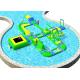 Durable Customized Inflatable Water Parks / Colorful Amusement Water Park