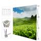 Portable Trade Show Backdrop Stand Various Shapes Detachable Frame 250g Fabric