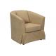 Durable Linen Fabric Sofa Leisure Style Chair Comfortable Smooth Surface
