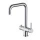 Contemporary One Handle Kitchen Faucet Brass Instant Boiling Water Taps