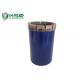Blue Color PDC Drill Bit / Hard Rock Stone Drill Bit High Hardness Alloy Steel Material