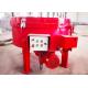 Mt800 Refractory Pan Mixer 800kgs Input Weight With Compact Structure Red Color