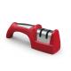 Red Home Ceramic Knife Sharpener With Comfortable Handle 205 * 65 * 52mm Size