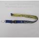 polyester embroidered woven lanyards,economic woven jacquard neck lanyard factory in China