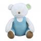 Customized White Bear Plush Toy , Huggable Stuffed Animals For Kids