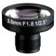 1/2.5 3.5mm 2Megapixel F1.8 M12x0.5 Mount Non-Distortion IR Board Lens