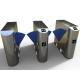 Full Automatic Half Height Turnstile , Stainless Steel 316 Gate Barrier System