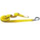 1000kg - 3000kg Heavy Duty Car Towing Rope / Towing Belt With Hoo