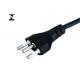 Brazil Inmetro Power Cord international Power Cables For Laptop 3 Pin Plug