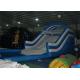 0.55mm PVC Blue Mini Children Commercial Inflatable Slide With Pool EN14960