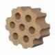 48% 80% Al2O3 7 Holes Fireclay Refractory Checker Bricks with 1.0% MgO Content