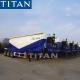 TITAN 3 axles cement bulker V type silobas cement powder tankers for sale