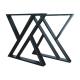 X-Shape Steel Industrial Table Base for Modern Iron Dining or Coffee Table Structure