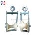 80mm Aerial Cable Conductor Pulley Stringing Roller Block For Overhead Line