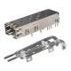 2170614-1 SFP Cage Assembly 1x1 Port 4 Gb/S Shielded With Light Pipe