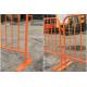 Steel Construction Crowd Control Fencing Panel , Crowd Safety Barriers