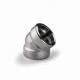 Stainless Steel 304/316 Elbow Pipe Fittings 45 Degree Socket Weld Long Radius Elbow Forged Fittings