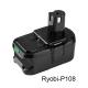 Portable Drill Battery Replacement , Handheld Power Craft 18V Battery For Ryobi P108