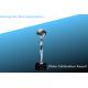 silver globe celebration award/silver globe trophy/silvering human award/metal trophy
