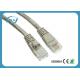 Unshielded UTP Patch Cord Copper / CCA Wire RJ45 Male Connectors With Short Body
