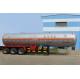 Tri Axle Chemical Transport Semi Trailer Medium 46.6m3 Lightweight