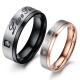Tagor Jewelry Super Fashion 316L Stainless Steel coulpe Ring TYGR159