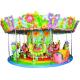 18 Seats Carousel Amusement Ride Adjustable Rotating Speed Indicator Light