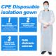 Personal Protective CPE Medical Protective Isolation Gowns with Thumb Loop Cuff