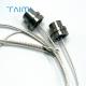 Stainless steel 316 material AISI316 1mhz ultrasonic flow sensor 120℃ 130℃ High temperature sensor