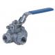 Threaded 1000WOG Stainless Steel Ball Valve 2057N Type CF8M Material