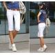 Summer Korean Slim Elastic Cotton Capris short Pants Trousers