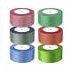 Hang Decoration Metallic Glitter Ribbon 100% Polyester Material Customized Width