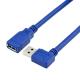 High Speed 5Gbps 90 Degree Right Angle USB 3.0 Type A Male to Female USB 3.0 Extension Cable