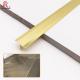 Anodized Aluminum Transition Strips For Flooring 2.6m Length Gold Color