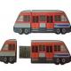 Interesting Items Gifts Rewards USB Flash Pen Drive Bus Shaped USB Memory Disk 8gb