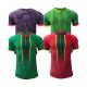 23-24 Mali Polyester Fiber Football Team Jersey Long Lasting Blue / Red / Green Jersey