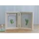 Colorful Unique Baby Handprint Kit Home Decoration Footprint Photo Frame For Newborn