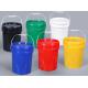 Stackable And Space Saving 5 Gallon Plastic Buckets With Handle