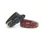 BRACHI Women's Fashion Studded Leather Belt With Single Prong Buckle 1-1/8”Inches Wide