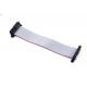 2.54mm Pitch Flat Ribbon Cable Assembly Assembly With Butterfly Hook PVC Cable