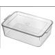 Hot Selling Kitchen Usage Transparent PET Refrigerator Fridge Organizer Clear Storage Box with Lid