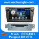 Ouchuangbo car multimedia gps radio stereo  Peugeot 408 2014 with MP3 BT canbus