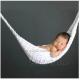 Baby Knit Hammock White Color Crochet Bed Pure White Baby Crochet Knitted Bed Newborn Cott