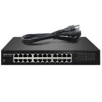 Unmanaged Ethernet 24 Port POE Switch , 24 Ports Full Gigabit Switch