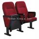 Fabric Cushion Spring Return Auditorium Chairs / Cinema Seating With Writing Pad
