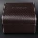Single Twist Brown Leather Watch Box Elegant Style Recyclable With Stitching