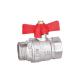 OEM Brass Three Quarter Inch Ball Valve With Butterfly Handle